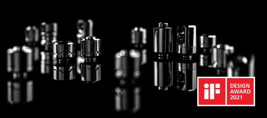 EK-Quantum Torque Extender Rotary MM 14 - Black Nickel